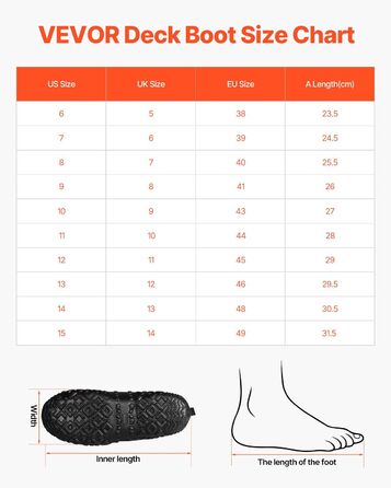 Чоловічі гумові чоботи VEVOR, чоботи до щиколотки, розмір 44,5 EU, чорні