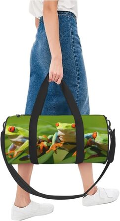 Дорожня сумка з дизайном черепа, кругла, великої місткості, легка та міцна, чудовий подарунок для походів, відпустки, ділових поїздок та іншого, кумедний принт, універсальний розмір.