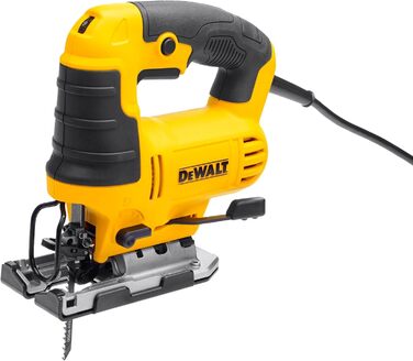 Маятниковий лобзик Dewalt DWE349 потужністю 650 Вт (потрійний маятниковий рух, з пристроєм обдування, міцний алюмінієвий пиляльний