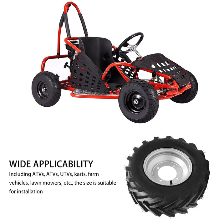 Шина Durable Cool 16 x 6.50-8 дюймовий сільськогосподарський транспортний засіб Go Kart Tire Квадроцикл UTV Kart Газонокосарка