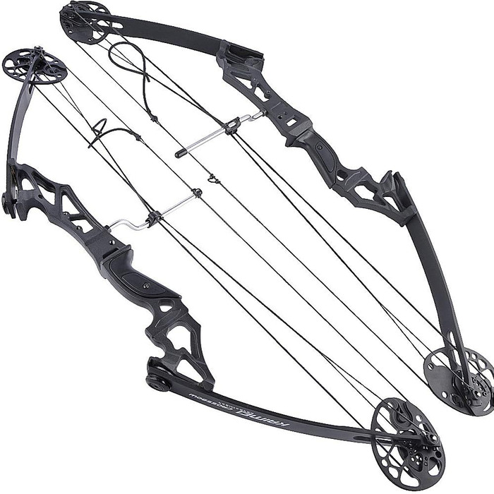 Набір складеного лука для стрільби з лука – мисливський регульований лук 19,5–30 дюймів, до 260 fps, з аксесуарами для дорослих, тренувань та стрільби на відкритому повітрі