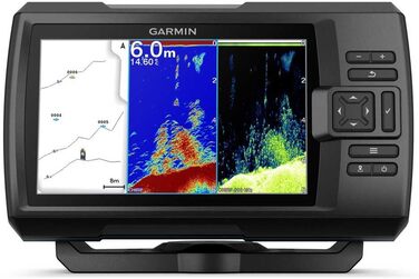 Розмір дисплея Striker Vivid Fishfinder 7 дюймів, вбудований ехолот Chirp і ClearV, включаючи датчик Так, GT20-TM