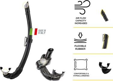 Набір для снорклінга Cressi для дорослих Calibro & Corsica Green, один розмір, одинарний