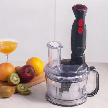 Кухонний робот Karaca Pro-Multimax, Black & Silver, 2000 Вт - потужний кухонний гаджет для універсального застосування