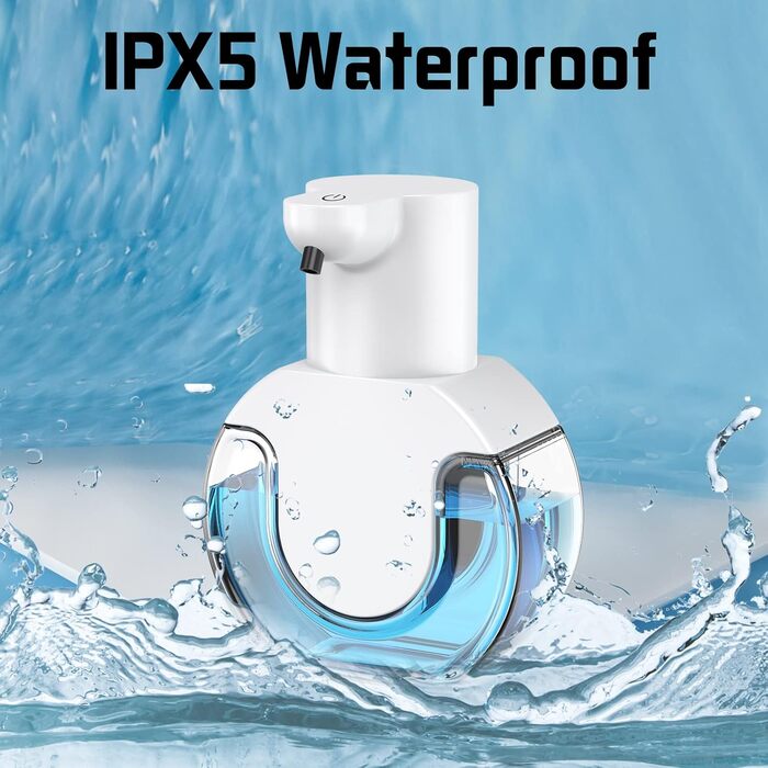 Дозатор мила автоматичний 430 мл USB перезаряджається настінний електричний дозатор мила 4 рівні Електричний дозатор мила Дозатор