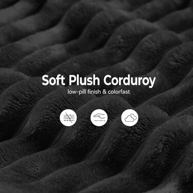 Сучасний вельветовий диван без кісток з функцією сну Диван Хмара з шезлонгом, 3 подушки, зручний диван для вітальні, не потребує складання чорна вельветова тканина