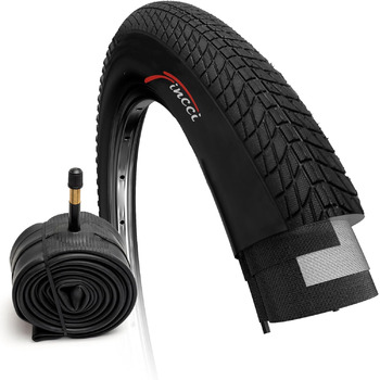 Велосипедні покришки Fincci BMX (20x1.75 дюйма) з камерою Schrader