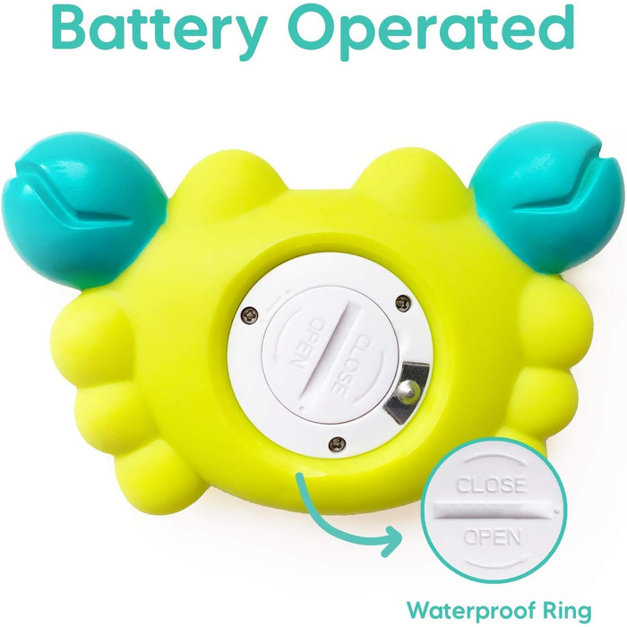 Цифровий термометр AYCORN для ванної та дитячої кімнати зі світлодіодним попереджувальним світлом - Термометр для ванни для дітей