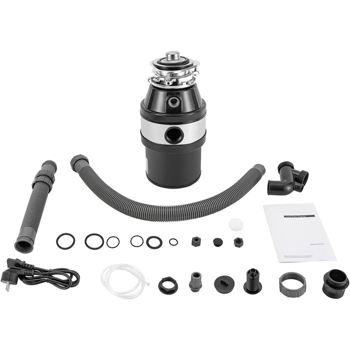 Вт 1,4 л Подрібнювач кухонних відходів, Подрібнювач їжі, Руйнівник відходів, Утилізація харчових відходів Побутова раковина Сміттєвий млин, Кухонні харчові відходи Подрібнювач сміття Подрібнювач їжі, 560