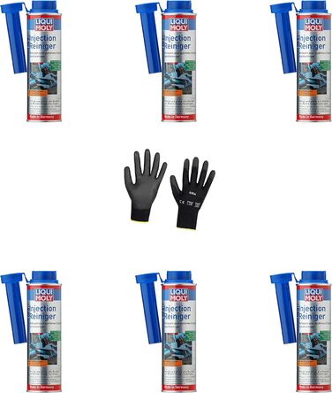 Захисні рукавички Iloda 6xOriginal Liqui Moly 300 мл Injection Cleaner 5110