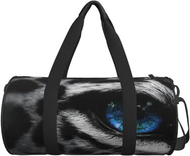 Дорожня сумка Синьоокий сніговий барс, спортивна сумка з парусини