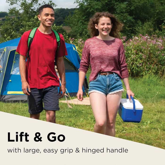 Охолоджувач Coleman Performance Великий пасивний високопродуктивний холодильник з ізоляцією з поліуретанової піни Зберігає холод протягом кількох днів Портативний охолоджувач Ідеально підходить для кемпінгу, пікніків або фестивалів