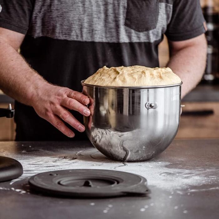 Кришка кришки Kitty Professional Silicone Professional Food Retention Lid Cover, сумісна з кухонним комбайном KitchenAid* об'ємом 6,6 і 6,9 літра (антрацит)