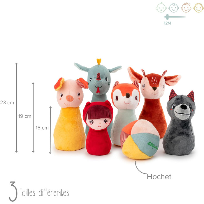 Гра Skittles для малюків Lilliputiens (Тканина, лсова тематика)
