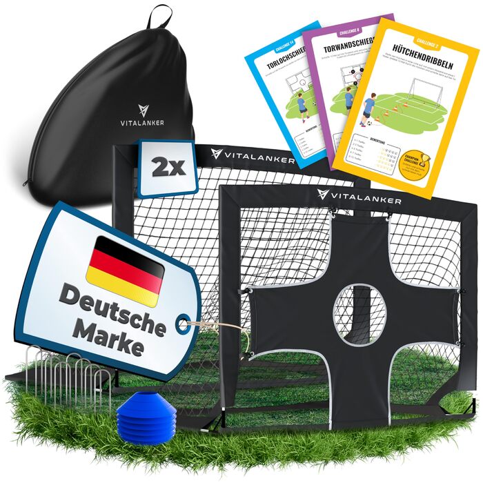 Набір дитячих футбольних воріт із кріпленням стінки-мішеней, включаючи картки-випробування - футбольні ворота для дітей у саду, вуличні футбольні ворота для дітей, ворота, футбольні ворота, ворота