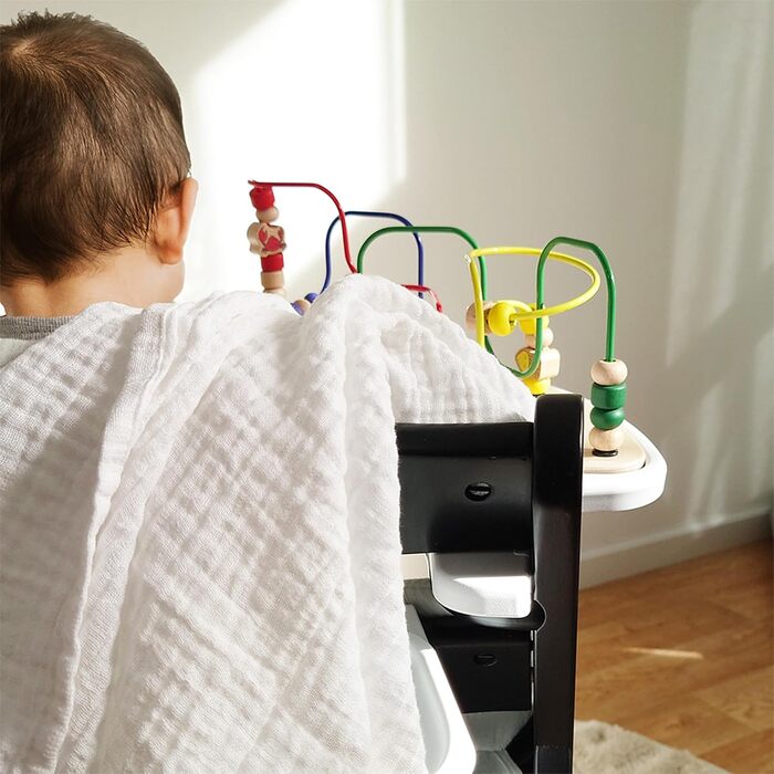 Муслінові пелюшки MAKIAN 10 шт. , 80x80 см, перевірено Oeko-TEX Standard 100, 10 пелюшок від відрижки преміум якості - пелюшки з п