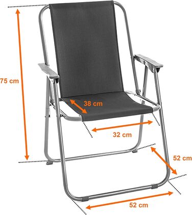 Кемпінгове крісло Складане крісло Комплект з 2 предметів Рибальське крісло для рибалки Директор Пляжне крісло Складане Відкрите