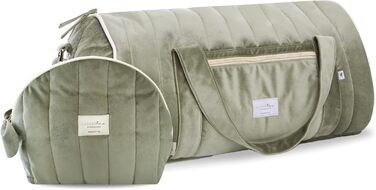 М'яка оксамитова лікарняна сумка Coccoliamo з туалетним приладдям, сумка для народження дитини для жінок, багатофункціональна сумк