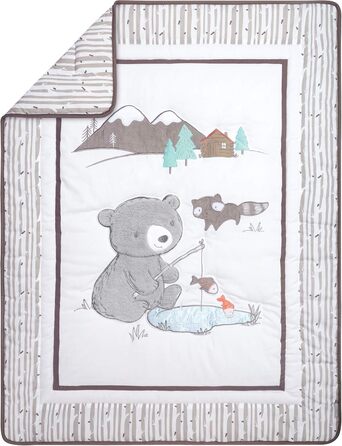 Комплект постільної білизни Trend Lab Gone Fishing для дитячого ліжечка, 3 шт.