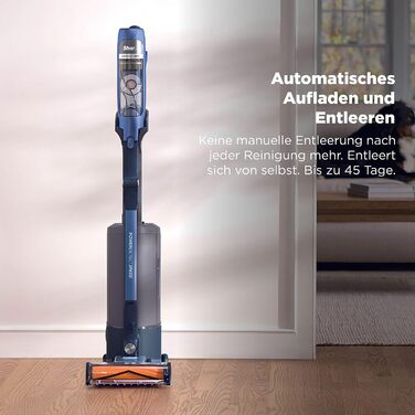 Акумуляторний пилосос Shark Detect Speed Clean & Empty Pet Pro, шалфейно-сірий (для власників тварин автоспущення сміття)