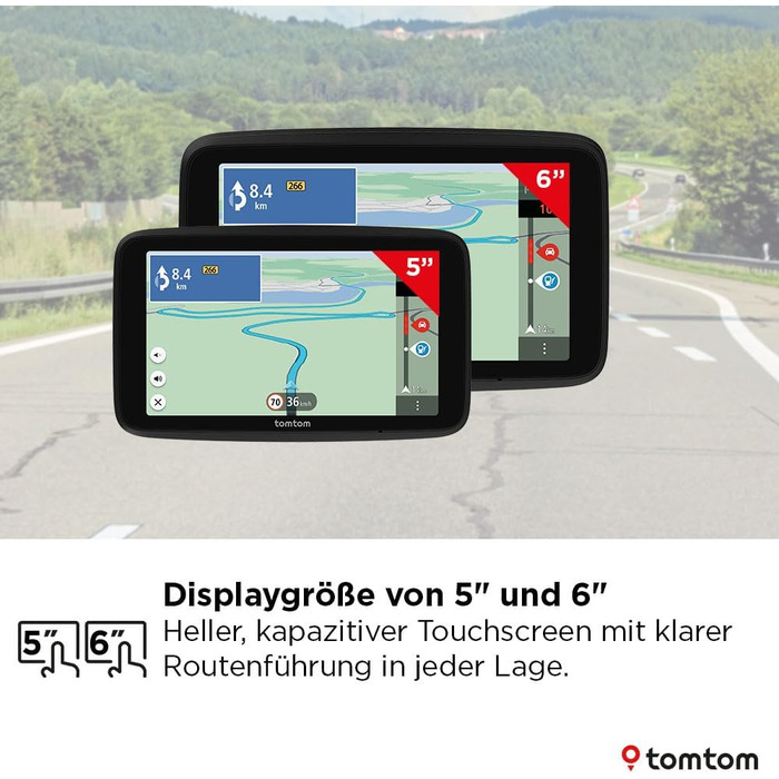 Навігаційний пристрій TomTom Car Sat Nav GO Classic Lite (6 дюймів, TomTom Traffic, оновлення карт Європи, оновлення через Wi-Fi, інтегроване, двостороннє кріплення) 6-дюймовий Lite