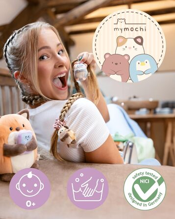 М'яка іграшка NICI mymochi Cuddly Toy Set Penguin Waddle 61143, 8 см