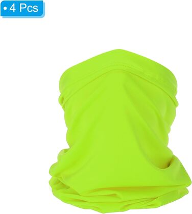 Шарф PATIKIL, дихаюча, із захистом від холоду, для обличчя для чоловіків та жінок, захист від сонця, відкритий, для обличчя та шиї, для бігу, салатового кольору