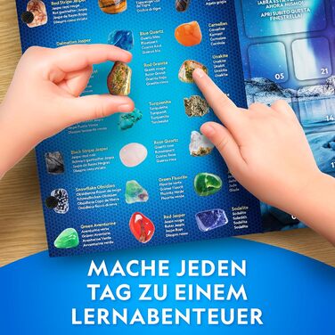 Адвент-календар NATIONAL GEOGRAPHIC 2024, самоцвіти та ювелірні вироби