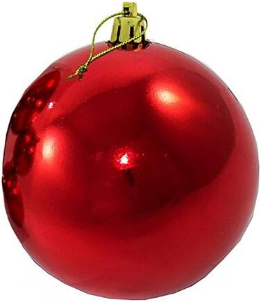 Різдвяні кульки 6 шт червоні Annastore