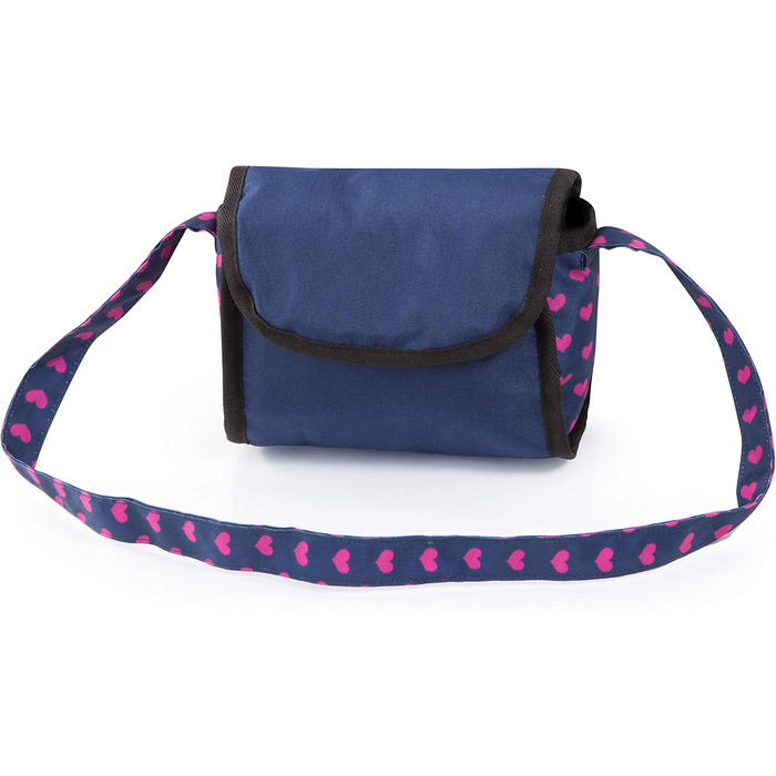 В сучасному дизайні з єдинорогом, комбінована коляска для ляльок, зі знімною люлькою та сумкою через плече, регульована по висоті,