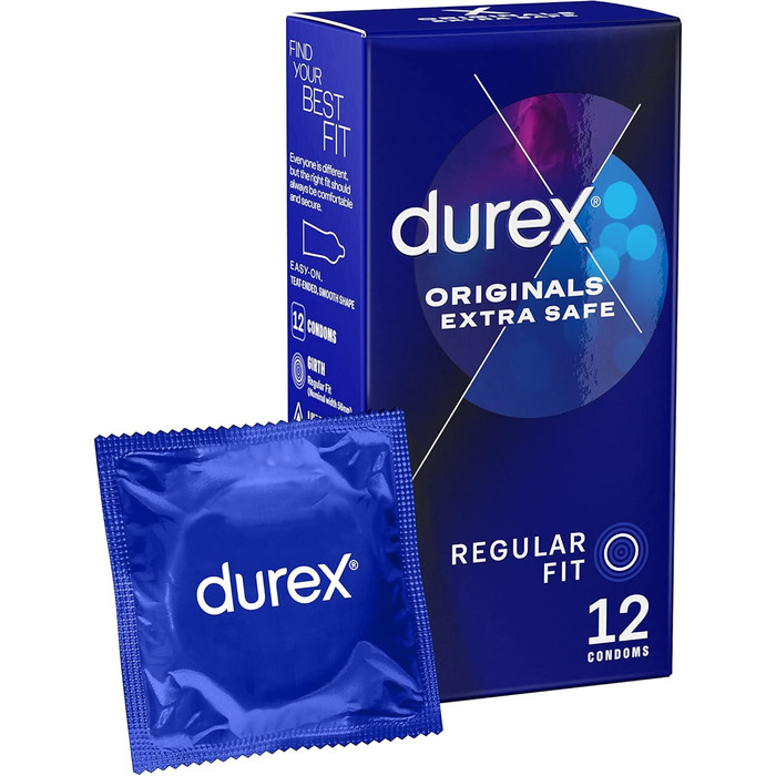 Презервативи Durex Extra Safe, підвищеної міцності, 12 шт