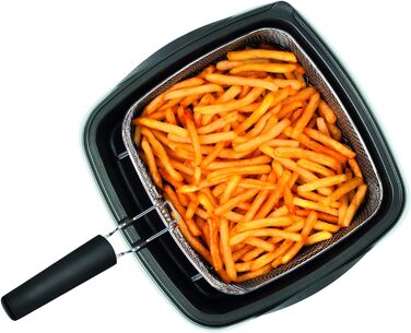 Багатофункціональна фритюрниця Versalio Deluxe 9-в-1 Вантажопідйомність 1,3 кг в т.ч. шпатель Печеня Смаження На повільному вогні Регульована температура Таймер Білий Сингл, 4950