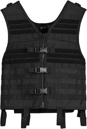 Жилет Mil-Tec унісекс Molle Carrier Vest один розмір чорний