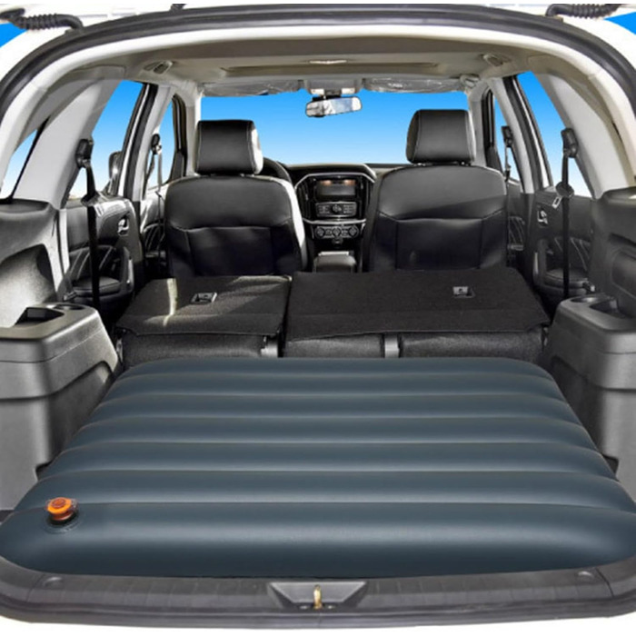 Повітряна подушка матрац для автомобіля, автомобільна повітряна подушка з зазором 100x60x15 см Надувний автомобільний матрац для багажника Автомобільний матрац, кемпінговий матрац для спальні в автомобілі, туристичний надувний матрац, маленьке повітряне л