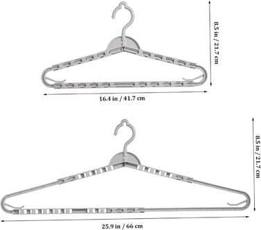 Багатофункціональні вішалки Розбірні вішалки для джинсів Надзвичайно широкі вішалки для одягу Вішалки для одягу Вішалки для одягу Розбірні вішалки, 4 шт.