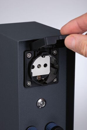 Стілб-розетка Paulmann Rio Plug & Shine для зовнішнього освітлення з датчиком сутінків, IP44, антрацит (2 шт. 230В, 2 шт. Plug & Shine 24В)