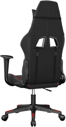 Ігрове крісло, чорно-бордова штучна шкіра, офісне крісло, ігрове крісло, обертове крісло, письмове крісло - 3143672