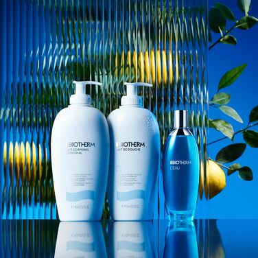 Туалетна вода Biotherm L&39Eau, освіжаючий та зволожуючий спрей для тіла для жінок з фруктовими нотками апельсина, мандарина та бергамоту, 100 мл