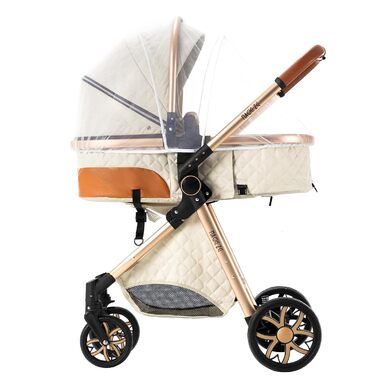 Коляска Prokoke 3 в 1, коляска з реверсивним двостороннім рухом, рама коляски з алюмінієвого сплаву, комбінована коляска 3 в 1 скл