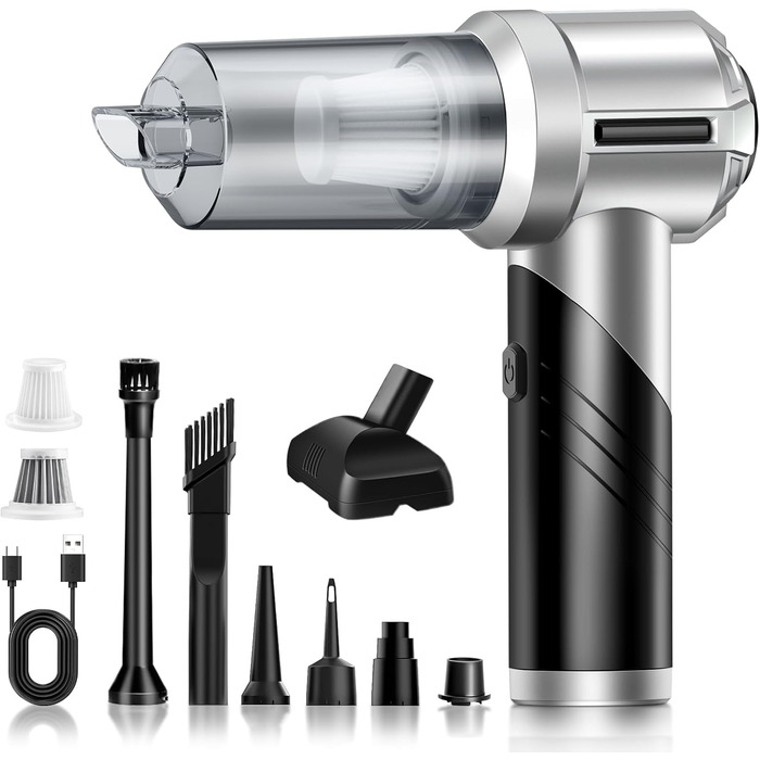 Стьобаний північний ручний пилосос, акумуляторний ручний пилосос, складаний автомобільний пилосос 3 в 1, міні-пилосос з безщіткови