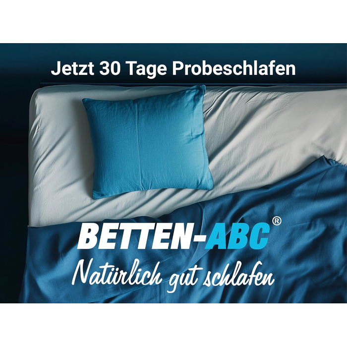 Матрац ABC Comfort Foam Mattress Basic-Line, висота ядра приблизно 10 см, чохол з алое вера, виготовлений за німецькими стандартами якості (розмір 90 x 190 см)