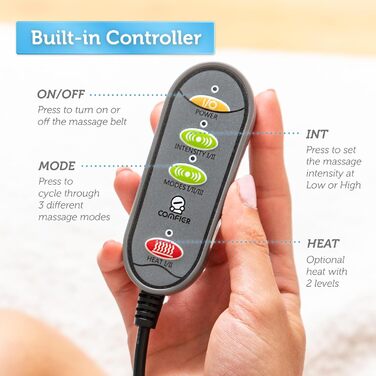 Вібраційний масажний пояс COMFIER (147x22 см)