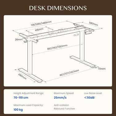 Каркас столу FLEXISPOT з регулюванням висоти, електричні ніжки столу з 2 двигунами, світлодіодним індикатором висоти та 4 функціями пам&39яті, включаючи 2 гачки та органайзер для кабелів, чорний. Каркас столу E1 PRO нова версія, благородний чорний.