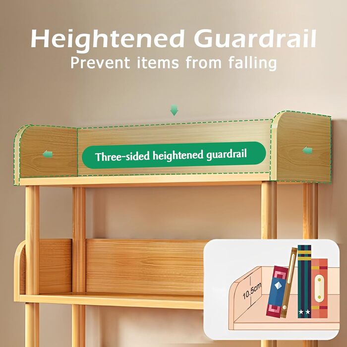 Рівнева відкрита дерев&39яна книжкова шафа - сучасна окремостояча полиця з верхнім краєм та каркасом з масиву дерева для вітальні та офісу, стелаж, дуб, 3-рівнева, дуб, 3-