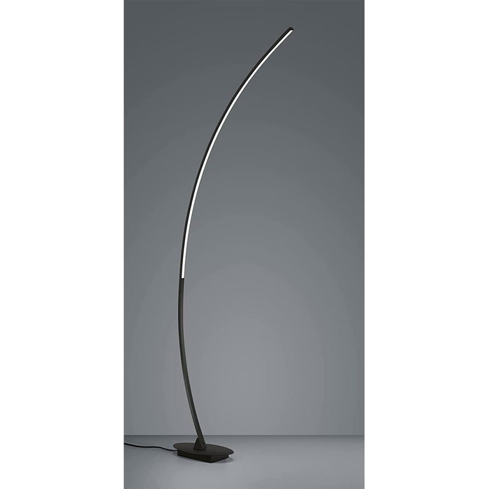 Стільовий торшер Reality Solo R42791132, матовий чорний метал, з LED-лампою 11 Вт