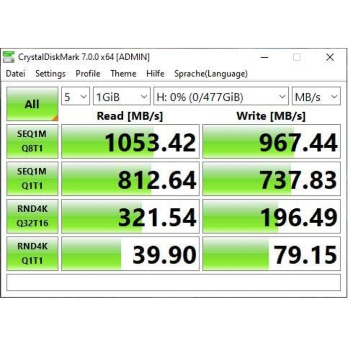 Зовнішній жорсткий диск Atxx 1TB USB 3.2 1050/950 SSD