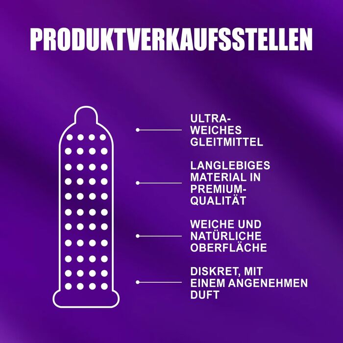 Презервативи JIAOYUE з рельєфними точками, 8 шт