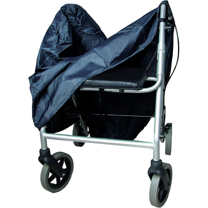 Захисний чохол Rollator Garage Dirt Hood з обтяжувальною стрічкою, чорний