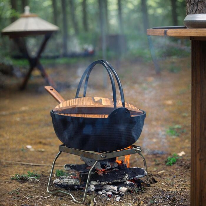Решітка для гриля для кемпінгу, портативний гриль для багаття, решітка для гриля на відкритому повітрі, підставка для пальника, гриль для барбекю з нержавіючої сталі, складний гриль для багаття для походів, грилювання, піших прогулянок, пікніків, риболовл