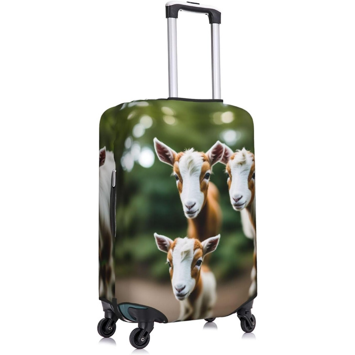 Чохол для валізи Ziegen, міцний захист, підходить для багажу розміром 45.7-81.3 см, малий, Чорний